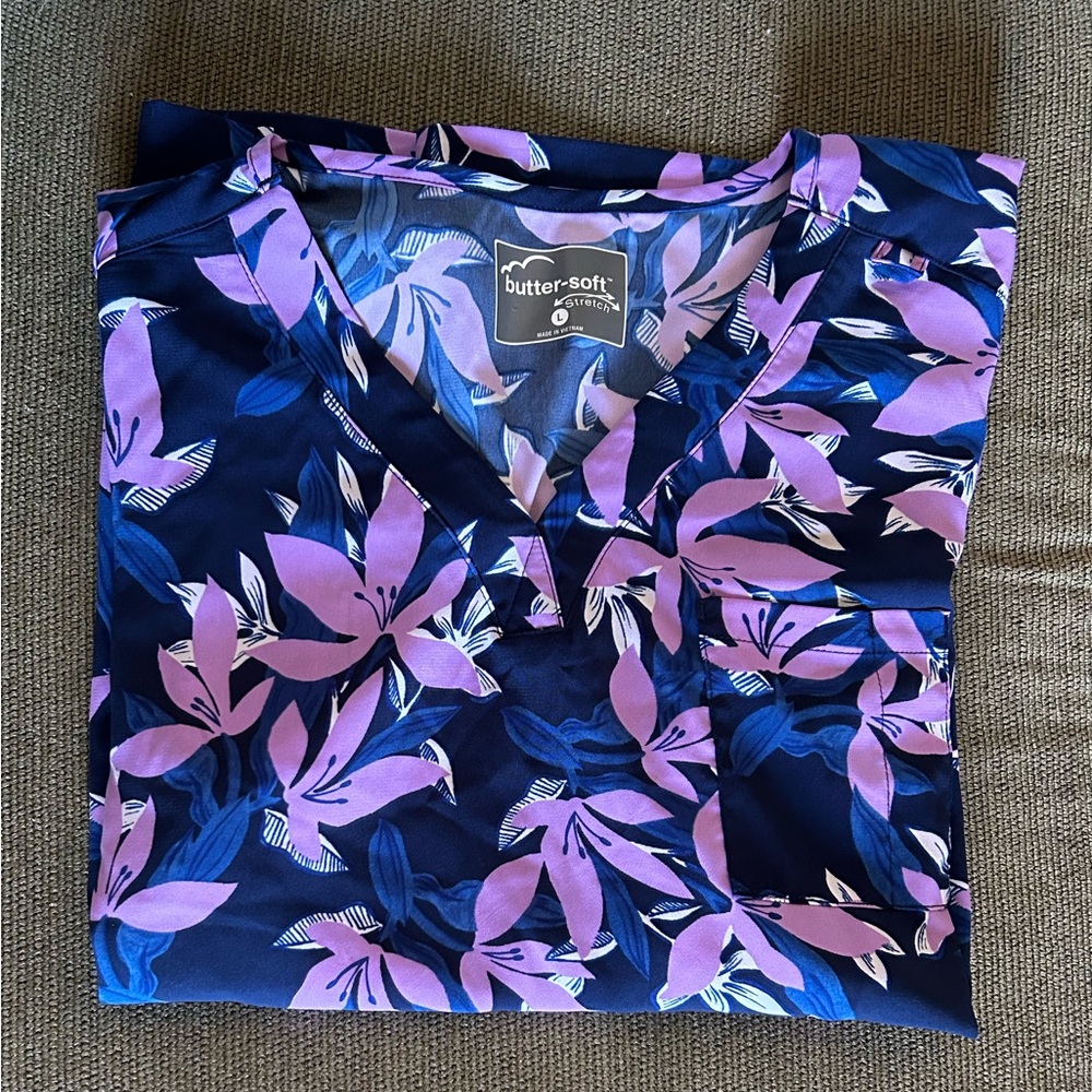 Butter Soft scrub top